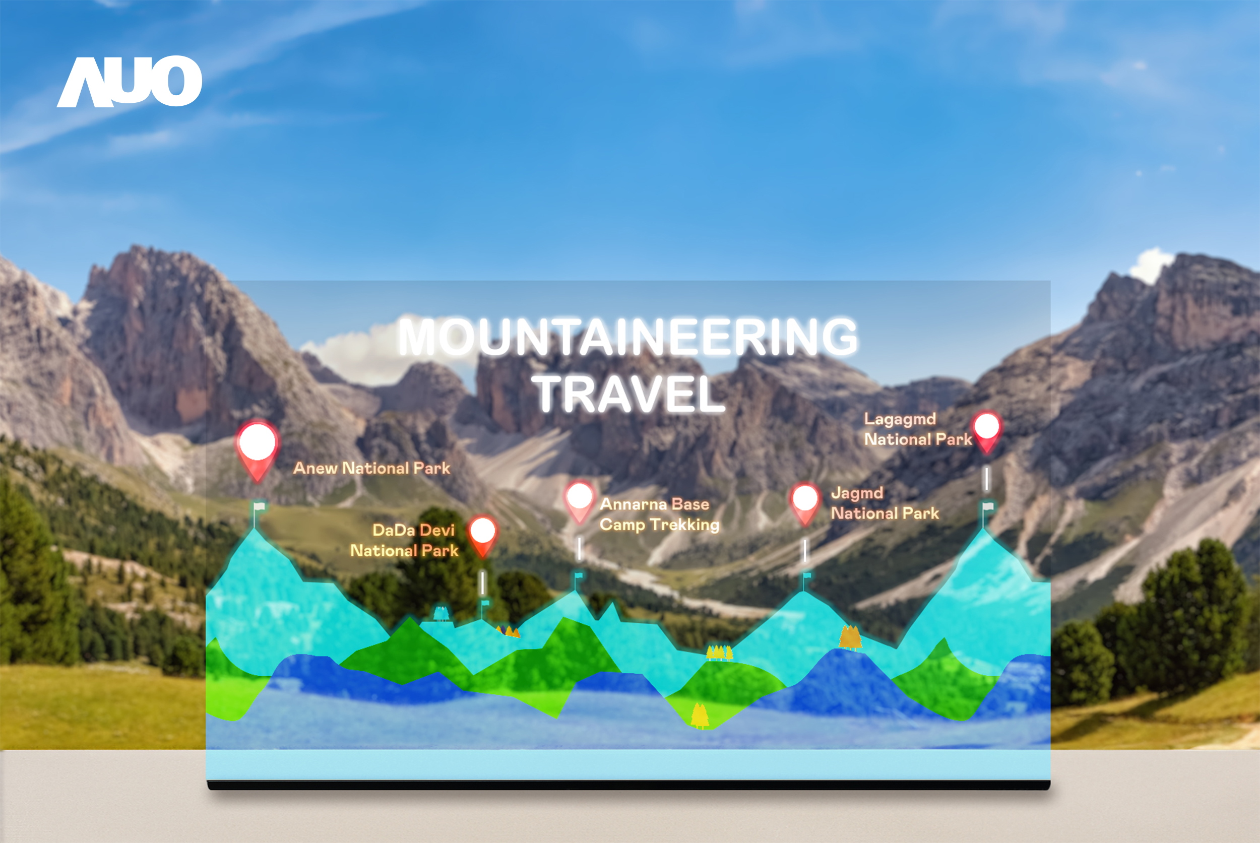 k1体育展示全球单片尺寸最大(*)42吋透明Micro LED显示器拼接而成的〝64吋透明Micro LED显示器〞，具备高透明度、1,000 nits高亮度、广色域、采用三边无边框的无缝拼接等多重特色，呈现超高清、细腻画质而不遮挡后方视觉，满足层峰需求，可广泛运用于零售、艺术展览或商业空间等场域