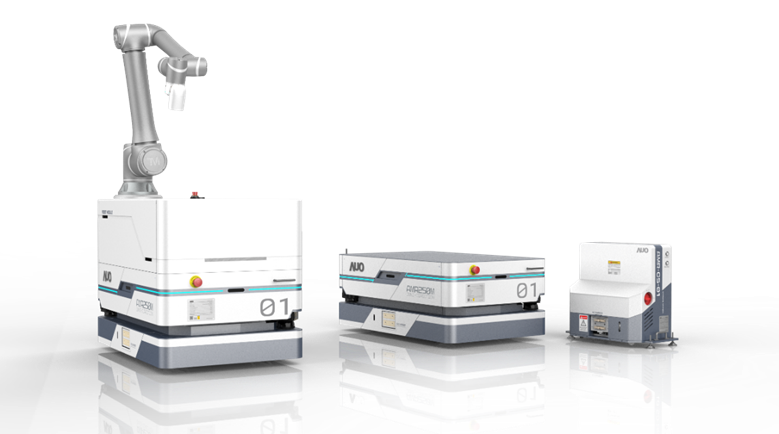 友達數位開發的自主式移動機器人（AMR250M），搭配全向輪並結合AI演算法、2D LiDAR、3D攝影機等技術，協助客戶實現產線全自動化